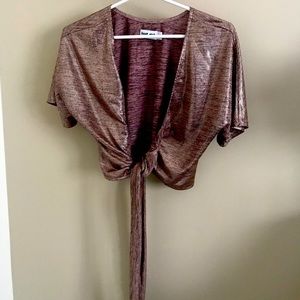 Tiger Mist wrap around top